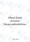 Alberas Kamiu ,,Svetimas"
